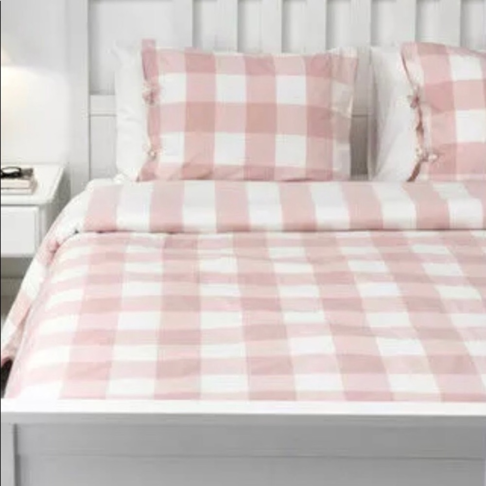Ikea Emmie Ruta full/queen duvet shams set